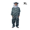 thumbnail image 4 of kurtrusly Effective Protection With Ventilated Jacket For Beekeepers Universal Protective Beekeeping Suit gray camo XL 1 Pc, 4 of 6