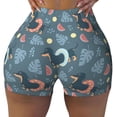 thumbnail image 2 of Lsque Dachshund Dog Puppy Pattern High Waisted Biker Shorts for Women-Tummy Control Fitness Athletic Workout Running Yoga Gym Shorts,Moisture-Wicking-Small, 2 of 9
