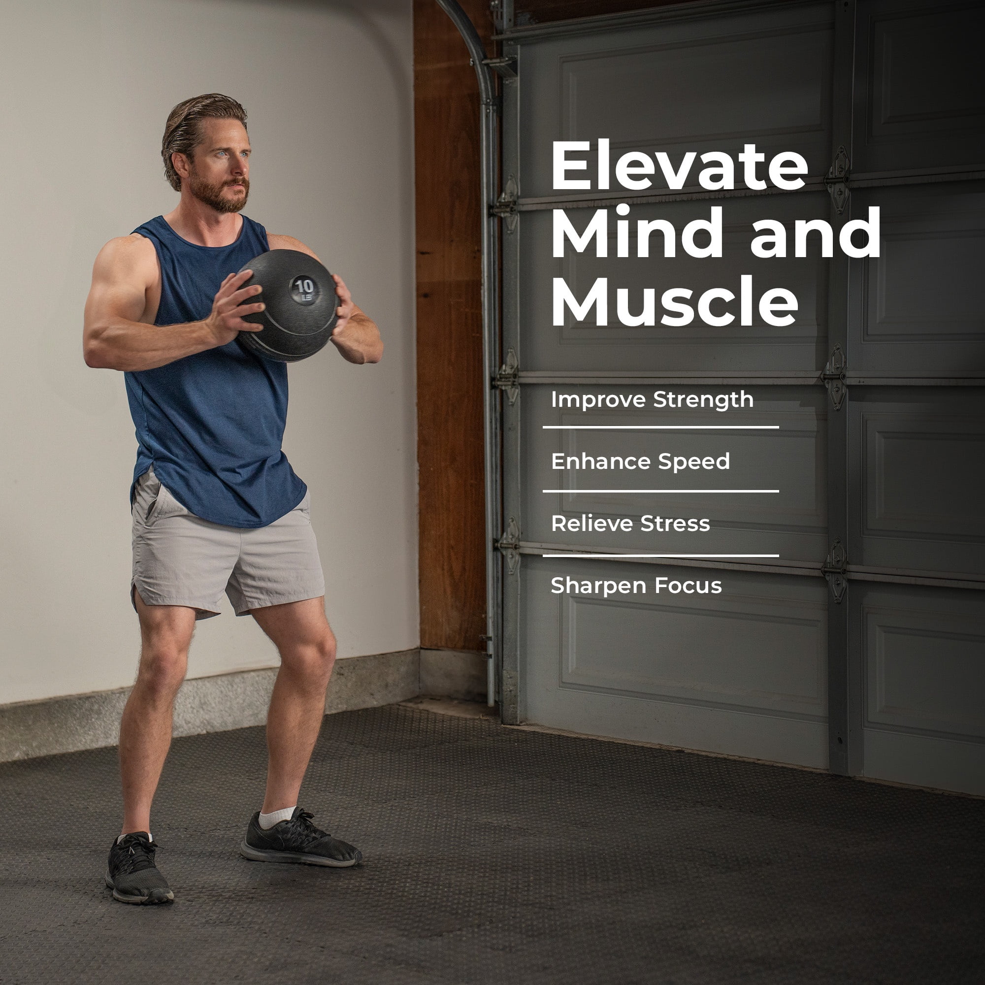 Sunny Health & Fitness Slam Ball - 10 Lbs