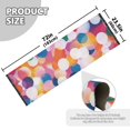 thumbnail image 5 of Yayeee Runner Rug for Bedroom 2'x6' Machine Washable Hallway Non Slip Mat, White Colorful Circles, 5 of 8