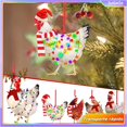thumbnail image 2 of Decoración Navideña De Pollo Para Vacaciones, Decoraciones Navideñas Para Exteriores De Papá Noel, Adorno Navideño Para El Hogar, Año Nuevo Para 2023, Regalo Balada, 2 of 4