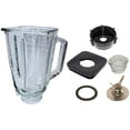 thumbnail image 5 of Blendin 5 Cup Square Top Glass Jar Assembly With Blade,Gasket,Base, and Lid. Compatible with Oster Blenders, 5 of 5