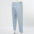 thumbnail image 4 of Mens Pajama Pants Thin Comfortable Pattern Home Long Air Conditioned Pj Pants for Men, 4 of 7