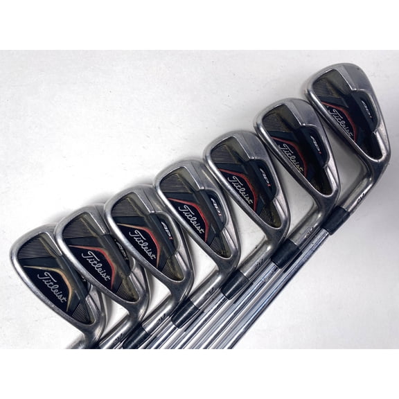 Pre-Owned Titleist 712 AP1 Iron Set 4-PW+GW Dynalite Gold XP R300 Regular RH No 8 iron