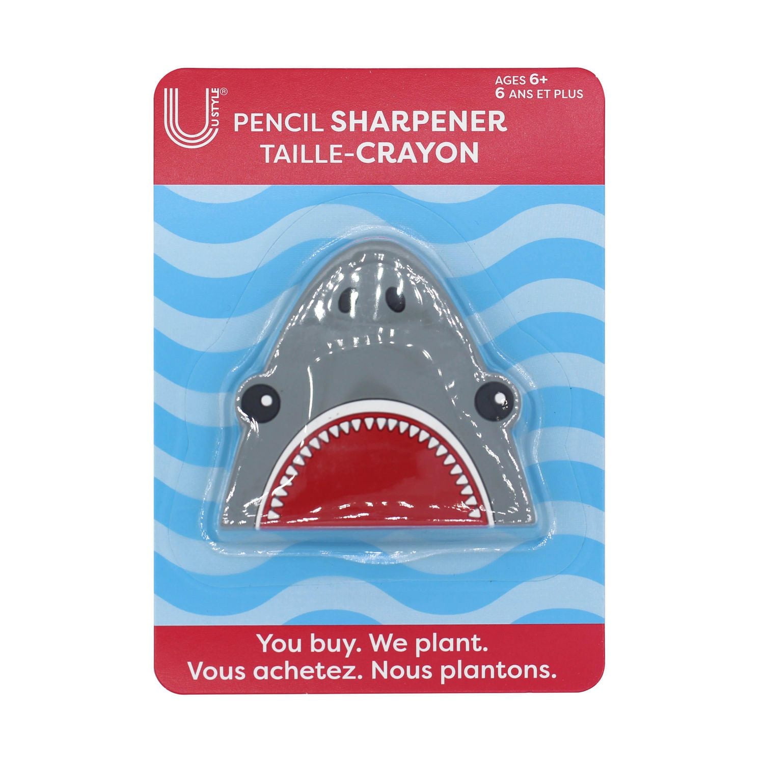 U Style Novelty Pencil Sharpener, Shark