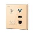 thumbnail image 1 of Mistaha 300Mbps In-Wall Wireless Router AP Access Point WiFi Router LAN Network Switch WiFi AP, 1 of 8