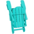 thumbnail image 4 of Paradise 2-Piece Set Classic Folding Adirondack Chair with Outdoor Side Table, 4 of 8