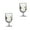 C, variant on Vintage Lemon Pattern Juices Glasses Set Of 4 Sturdy 360ml Glass Cups For Cocktails Water Decor Party Essential