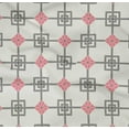 thumbnail image 4 of oneOone Organic Cotton Poplin Twill Fabric Square & Triangle Geometric Printed Craft Fabric BTY 42 Inch Wide, 4 of 4