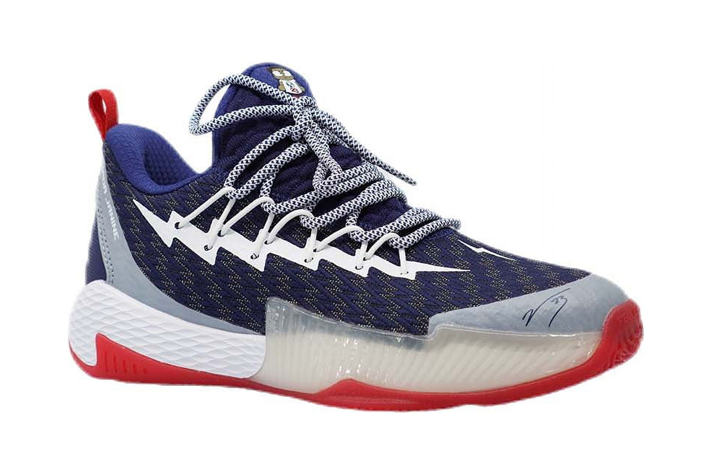 [E91351] Mens Peak Crazy 6 Lou Williams Signature Navy Red Silver Basketball Shoes - 12 - image 4 of 72