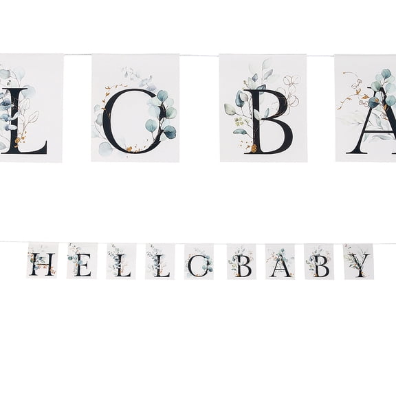 Hello Baby Eucalyptus Garland