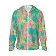 thumbnail image 2 of Lsque Colorful Palm Leaves UPF 50+ Lightweight Sun Protection Men's Women's Long Sleeve Shirt, Hoodie Performance -Small, 2 of 9