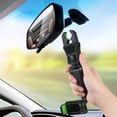 thumbnail image 1 of Soporte para teléfono con espejo retrovisor, soporte para teléfono móvil con espejo retrovisor para vehículo, soporte telescópico para teléfono, máxima confiabilidad, 1 of 12