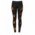 thumbnail image 4 of Halloween Leggings for Women Pumpkin Tights Pants Halloween Outfit Funny Fall High Waist Athletic Tights Stretchy Cute Yoga Legging, 4 of 4