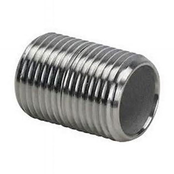 Smith Cooper Stainless Steel Pipe Nipple - 1 in. x 1 dia. x 1.5 in.