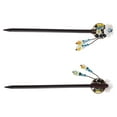 thumbnail image 4 of Unique Bargains 1 Pc Hair Chopstick Classic Retro Style Hair Hairpin Black White Green, 4 of 5