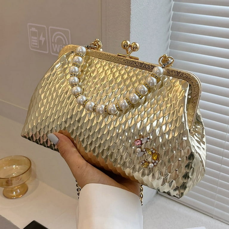 Silver and gold handbags sale