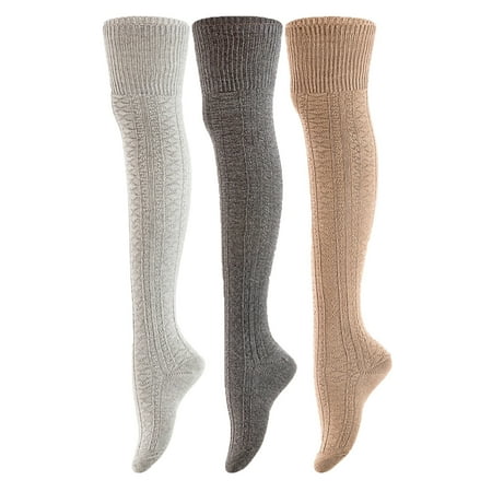 

Lovely Annie Women s 4 Pairs Cute Knee High Cotton Socks.
