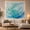 Blue Ink Waves, variant on Aqua Marble Waves With Soft Blue Flow, Calming Abstract Style for Art Lovers, Watercolor Wall Art, Housewarming Gift, Tapestry Wall Hanging for Bedroom, Living Room and Dorm