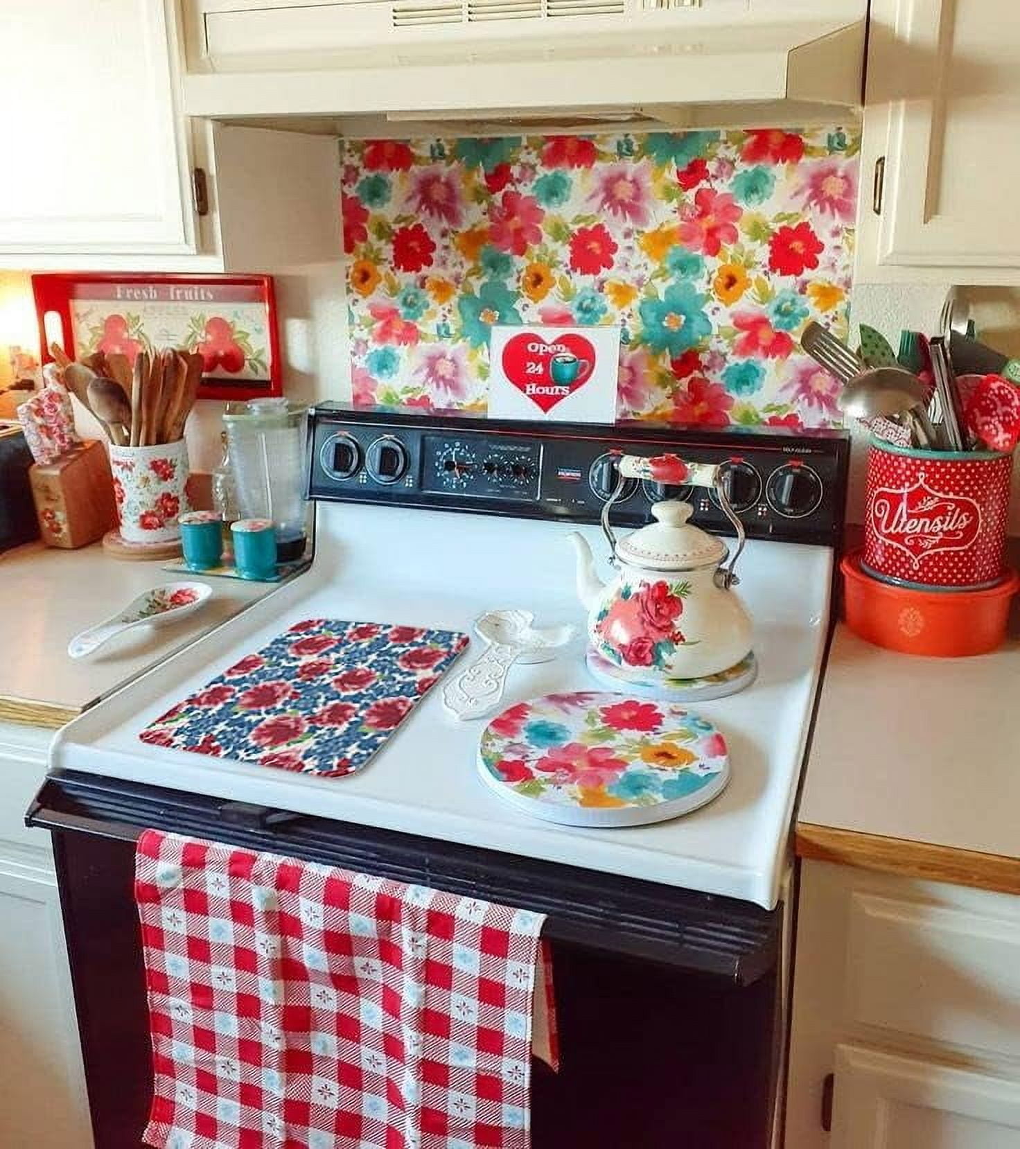 Washable Rubber Pioneer Dish Drying Mats For Kitchen Counter Home Large Coffee Bar Pad Accessories And Decor For Utensils Stemware (18''''x24'''')