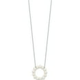 thumbnail image 2 of Sterling Silver Rhodium-Plated 4-5Mm Fwc Pearl Circle 18In Necklace (Width 1.3) (Length 18) - Jbsp, 2 of 5
