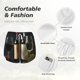 thumbnail image 4 of Balery Two Bottles Of Red And White Wine Pantalones cortos deportivos para mujer con forro y dos bolsillos, elásticos, para entrenamiento, gimnasio, yoga-Large, 4 of 7