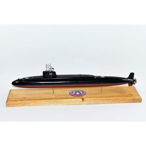 USS Andrew Jackson SSBN-619 Submarine Model,Navy,Scale Model,Mahogany,20 inch,Lafayette Class
