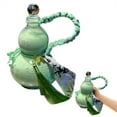 thumbnail image 4 of Clearance Glass&Bottle under $5,Gourd Water Bottle 500ml Gourd Style Clear Tritan Water Bottle(with Strap Waist Rope Cup Brush Charm DIY Sticker) Reusable Water Flask Screw Top Leak Proof Sport, 4 of 8