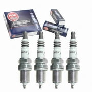 4 pc NGK 2477 Iridium IX Spark Plugs for 1UNG-18-110 4419 4701 5303 9651 999-06910-X9-019 BY481-ZFR5F FR8LII33X IK16 IK16TT MZ602068 XP5224 XP5224DP2 XP5405 XP5405DP2 XP985 XP985DP2 Ignition Wire