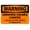 Warning Sign 2, variant on Warning Sign - This Machine Starts Automatically, 8"x12" Rust-Free Aluminum Sign, Weatherproof, Heavy Duty, for Home, Business, Safety Alert, Equipment Warning Sign