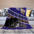 thumbnail image 4 of Blanket for Bed Fans Gifts Football City Winter Summer Fleece Flannel Throw Blankets, 50" x 60", 4 of 6