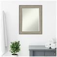 thumbnail image 5 of Amanti Art Fleur Silver Beveled Wood Bathroom Wall Mirror, 5 of 10