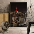 thumbnail image 2 of IDEA4WALL Framed Canvas Wall Art for Living Room, Bedroom Brooklyn Bridge and New York City Canvas Prints for Modern Home Decoration Ready to Hang, 2 of 4