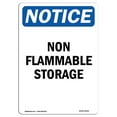 thumbnail image 1 of SignMission OS-NS-A-1218-V-15052 12 x 18 in. OSHA Notice Sign - Non Flammable Storage, 1 of 1