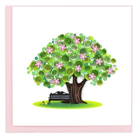 Quilling Card Quilled Summer Tree Card