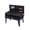 Blue, variant on 18in Foldable Portable Iron Charcoal BBQ Grill with Carry Handle for Camping Picnic BBQ Grill Outdoor Cooking