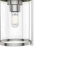 thumbnail image 4 of Hunter - Astwood 1-light Brushed Nickel, Mini Pendant Light, Dimmable, Caged Style, Cylinder Shaped, for Bedrooms, Dining, Living Rooms - 19119, 4 of 8