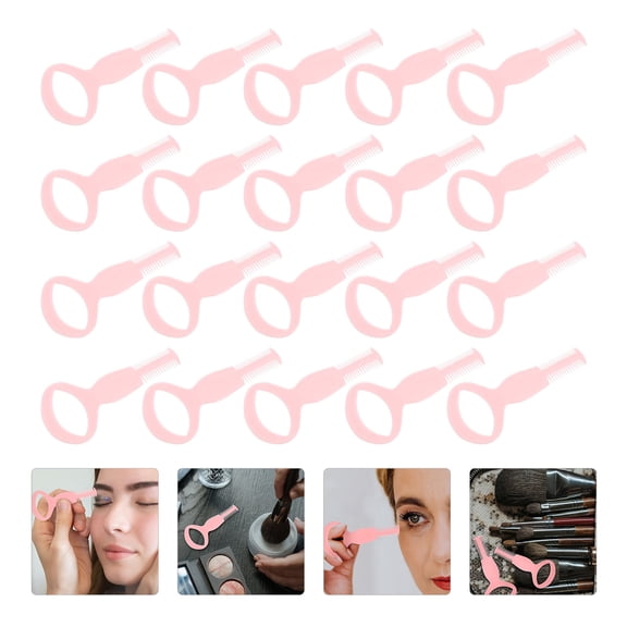 IFANLANDOR 20Pcs Mascara Shield Applicator For Eyelashes Prevent Smudges And Drop Protection Travel Use