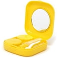 thumbnail image 3 of 2PCS Voyage Portable Kit de Cas de Lentilles de Contact Mini Boîte de Lentilles de Contact avec Miroir (Violet + Jaune), 3 of 6