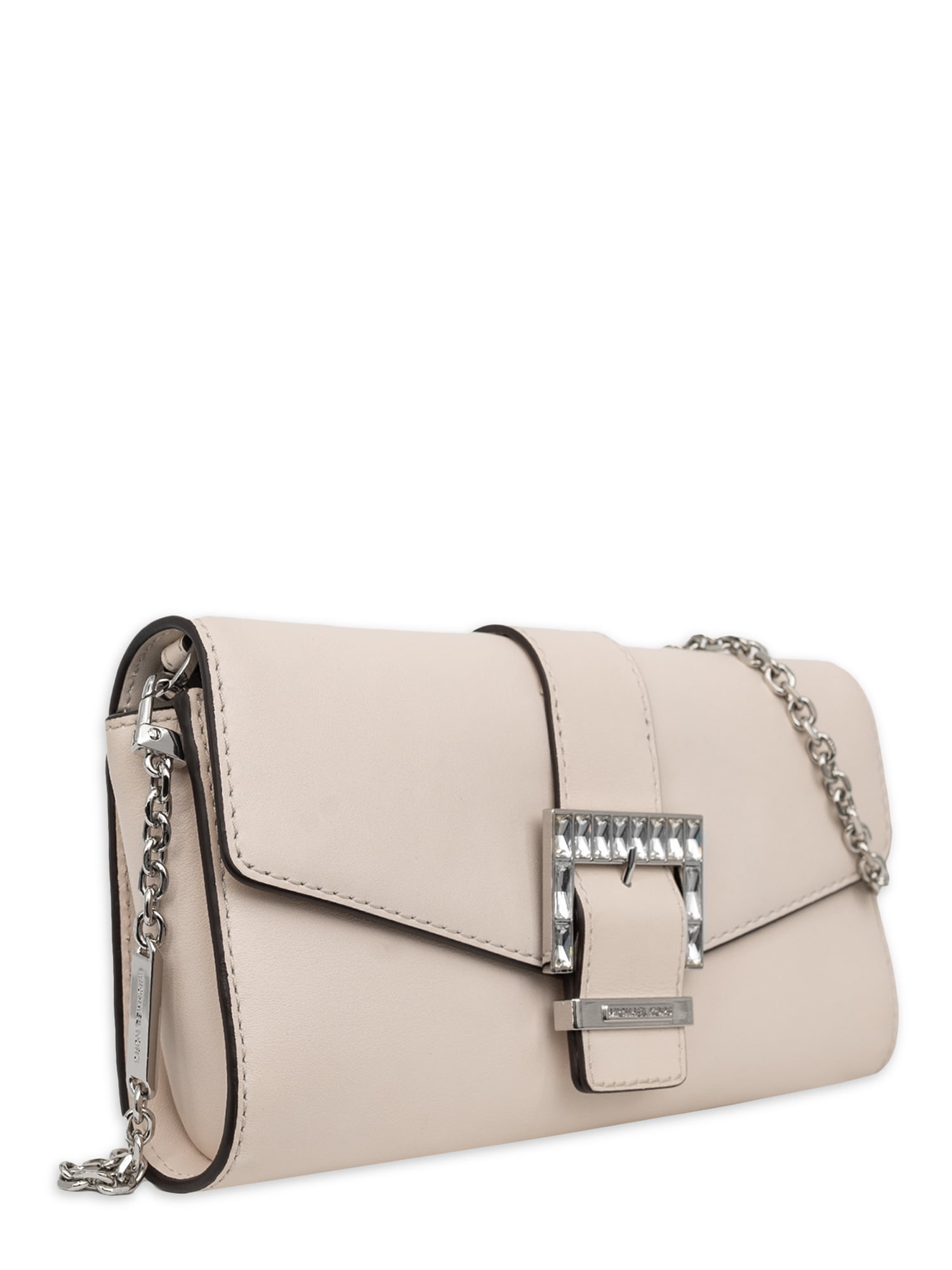Michael Kors Women's Penelope Medium Leather Clutch - Cream