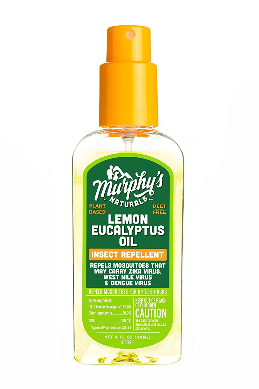 Murphy's Naturals Insect Repellent For Mosquitoes 4 oz. Case Of 12