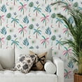 thumbnail image 2 of EttaVee Nuit Tropicale Peel & Stick Wallpaper, 2 of 21