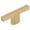 Signature Satin Brass, variant on Schaub And Company 20010-MB Quadrato 2-1/2" "T" Bar Industrial Luxury Modern Diamond