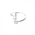 thumbnail image 3 of Fashionable And Simple Opening 26 Letters With Diamond Ring Ladies Jewelry, 3 of 8