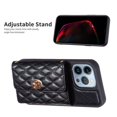 thumbnail image 5 of For Iphone 14 Pro Horizontal Metal Buckle Wallet Rhombic Leather Phone,iPhone 16 Plus, 5 of 5