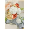 thumbnail image 3 of Artificial Dahlia Flowers 25pcs Real Looking Navy Blue Foam Fake Roses with Stems for DIY Wedding Bouquets Bridal Shower Centerpieces Floral Arrangements Party Tables Home Decoration, 3 of 5