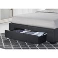 thumbnail image 3 of Charcoal Fabric Sofia Button Tufted Upholstered KING Size Platform Bed (No Box Spring Required), 3 of 6