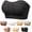 Black, variant on Strapless Bras for Women Non-Slip Push Up Wireless Bandeau Bra Seamless Comfort Padded Tube Top Supportive Bralette Watermelon Red M
