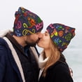 thumbnail image 5 of Susaid Berry Fruits Print Winter Beanie for Men Women, Lined Beanie Soft Warm Knit Hat Ski Cuffed Cap, 5 of 6