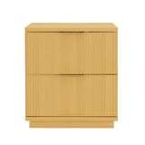 Better Homes & Gardens Lillian 2-Drawer Nightstand, Natural Pine